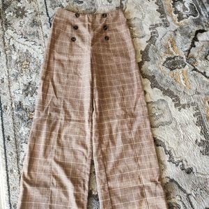 Highwaisted plaid pants